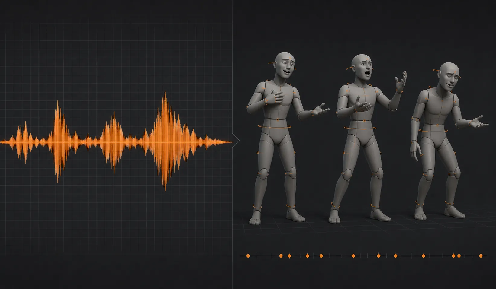 Concept preview of audio informing expressive character motion